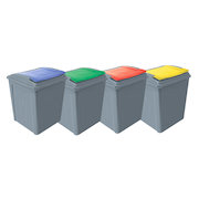 50L Eco Waste Recycling Bin & Lid